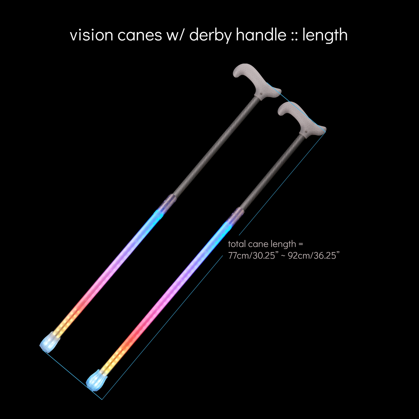 vision cane :: derby handle
