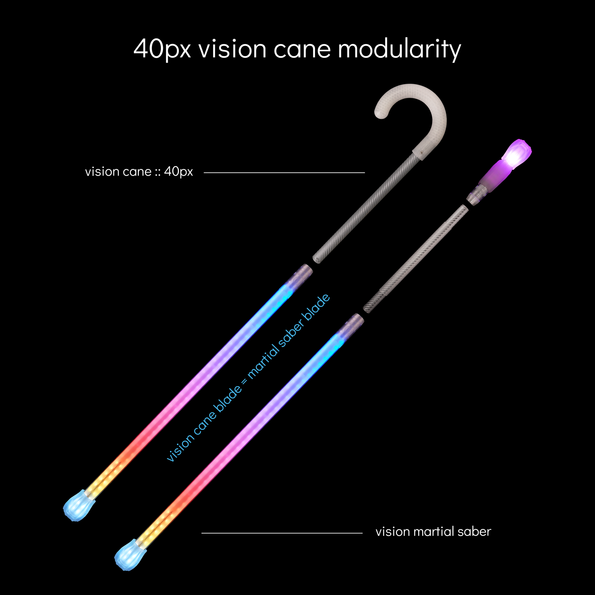 vision cane :: hook handle