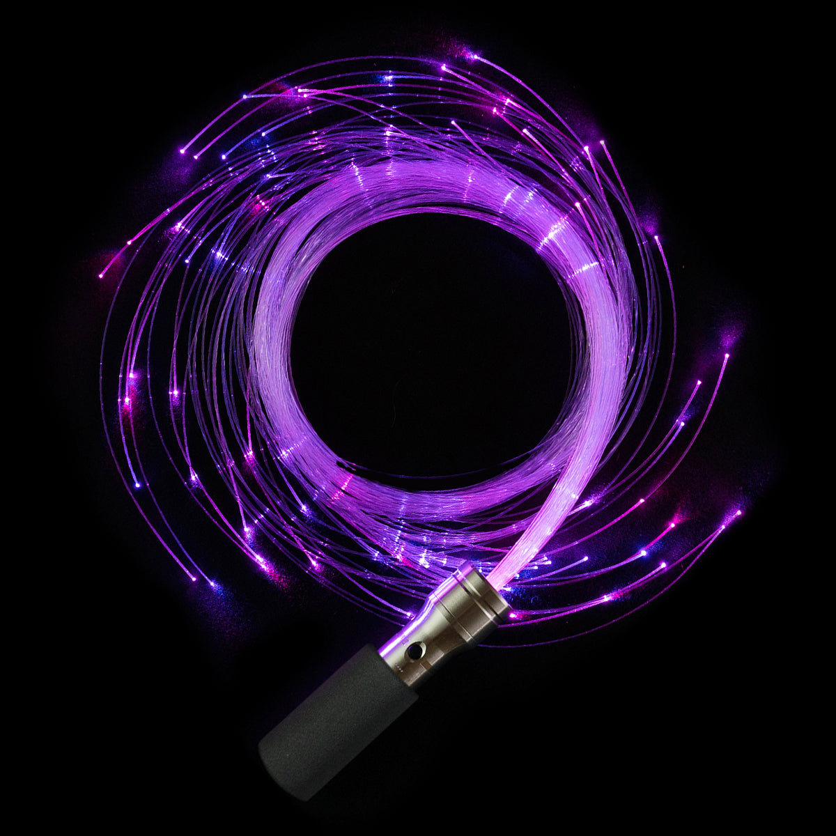 FiberFlies pixelwhip rev4 fiberoptic dance whips