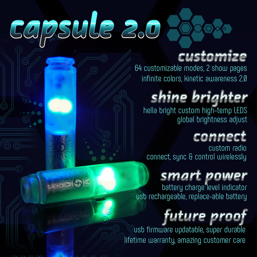 Podpoi® v2 - world's favorite LED poi - lifetime warranty - flowtoys